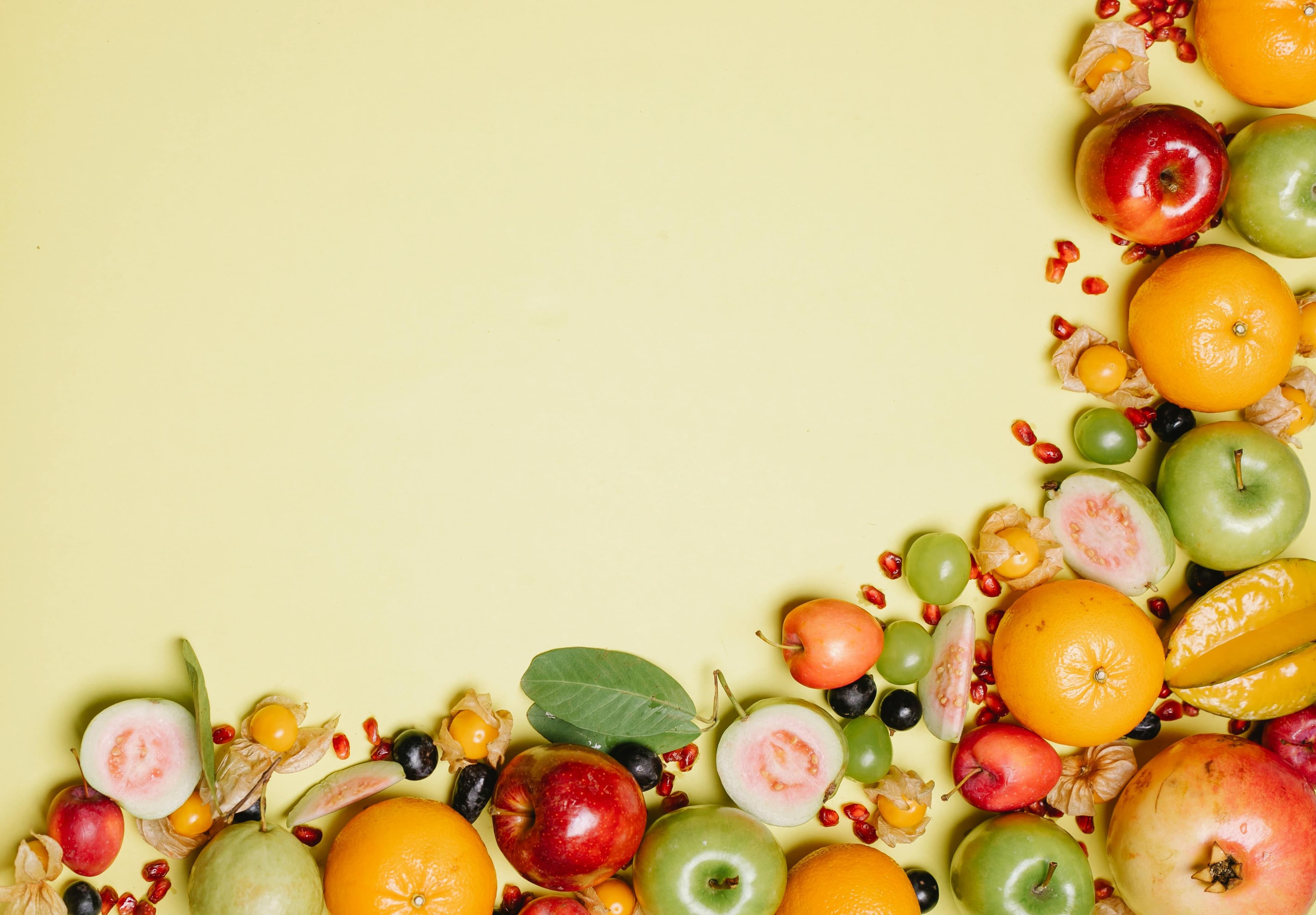 Fresh vegetables and fruits